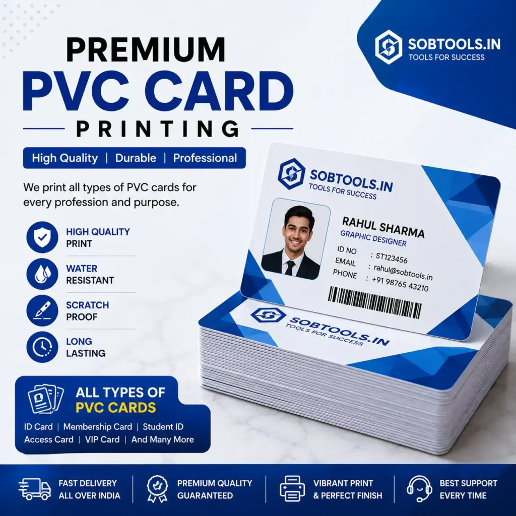pvc card print online best price
